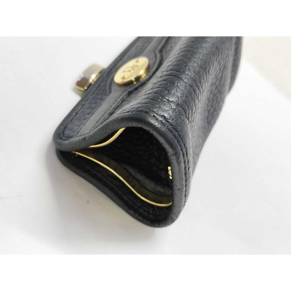 Christian Dior Vintage Black Cannage Kisslock Coin Purse - Picture 3 of 11